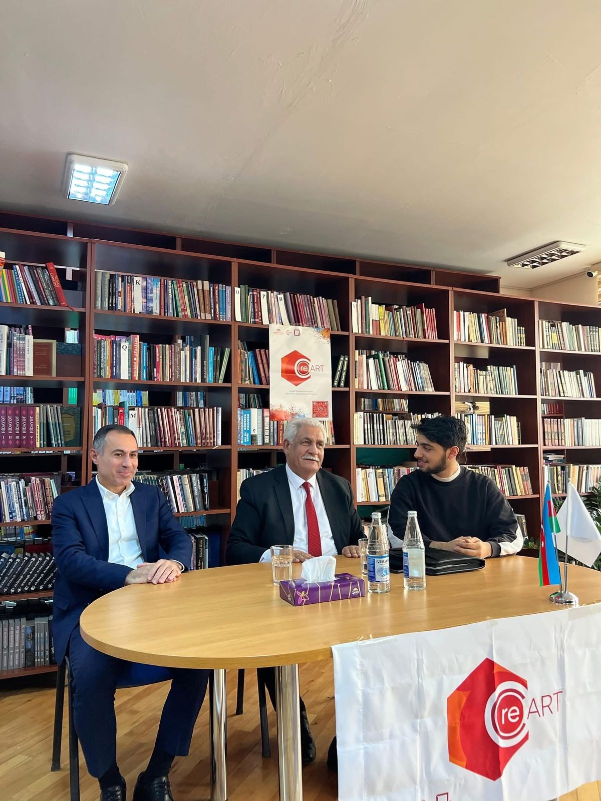ATMU-da Nurəddin Mehdixanlı ilə görüş keçirilib - FOTOLAR